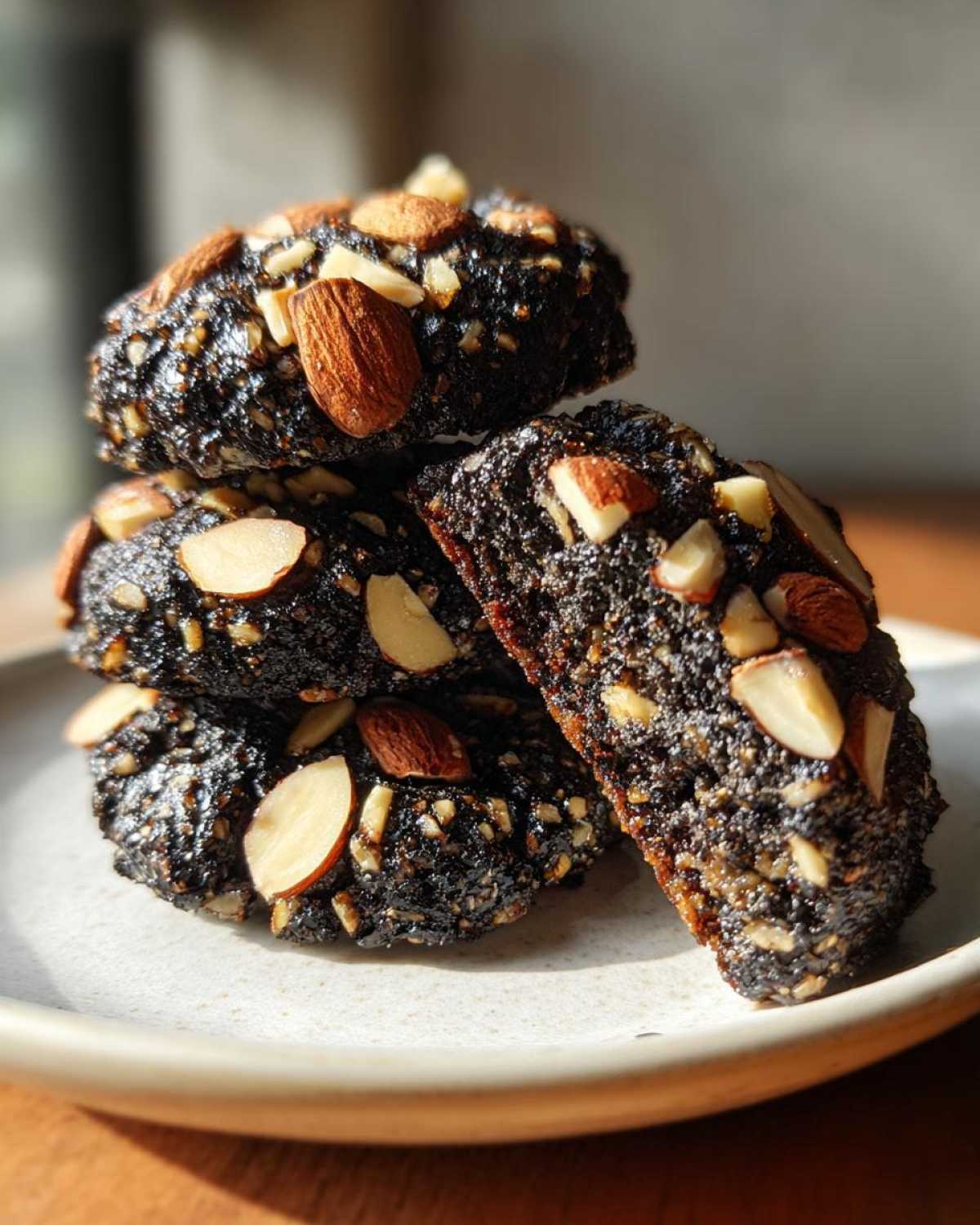 Black Sesame Almond Cookies - detail 1