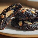 Black Sesame Almond Cookies