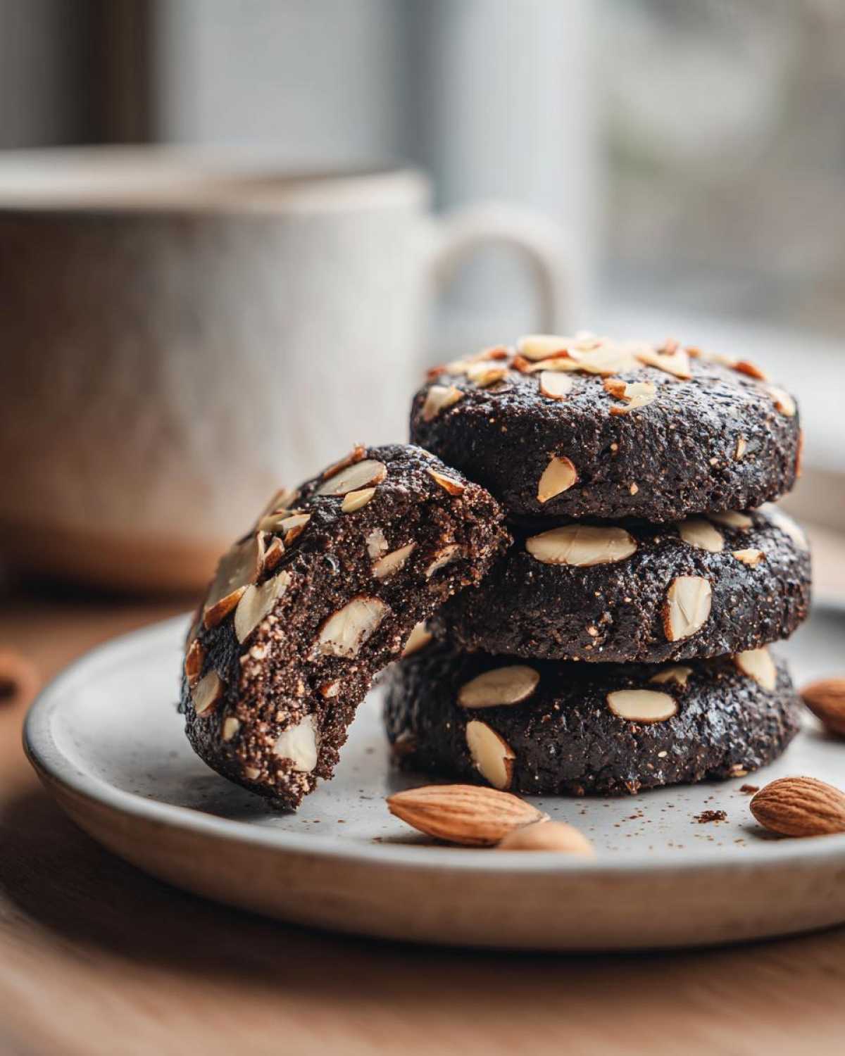 Black Sesame Almond Cookies - detail 2