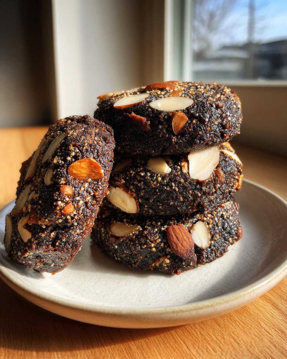 Black Sesame Almond Cookies - detail 3