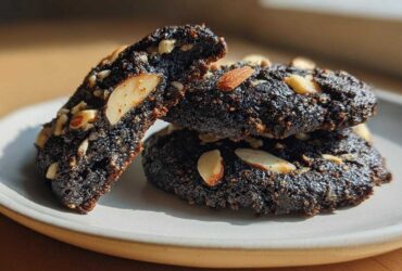 Black Sesame Almond Cookies