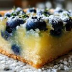 Blueberry Thyme Lemon Bars