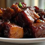 Braised Pork with Spiced Plum Sauce