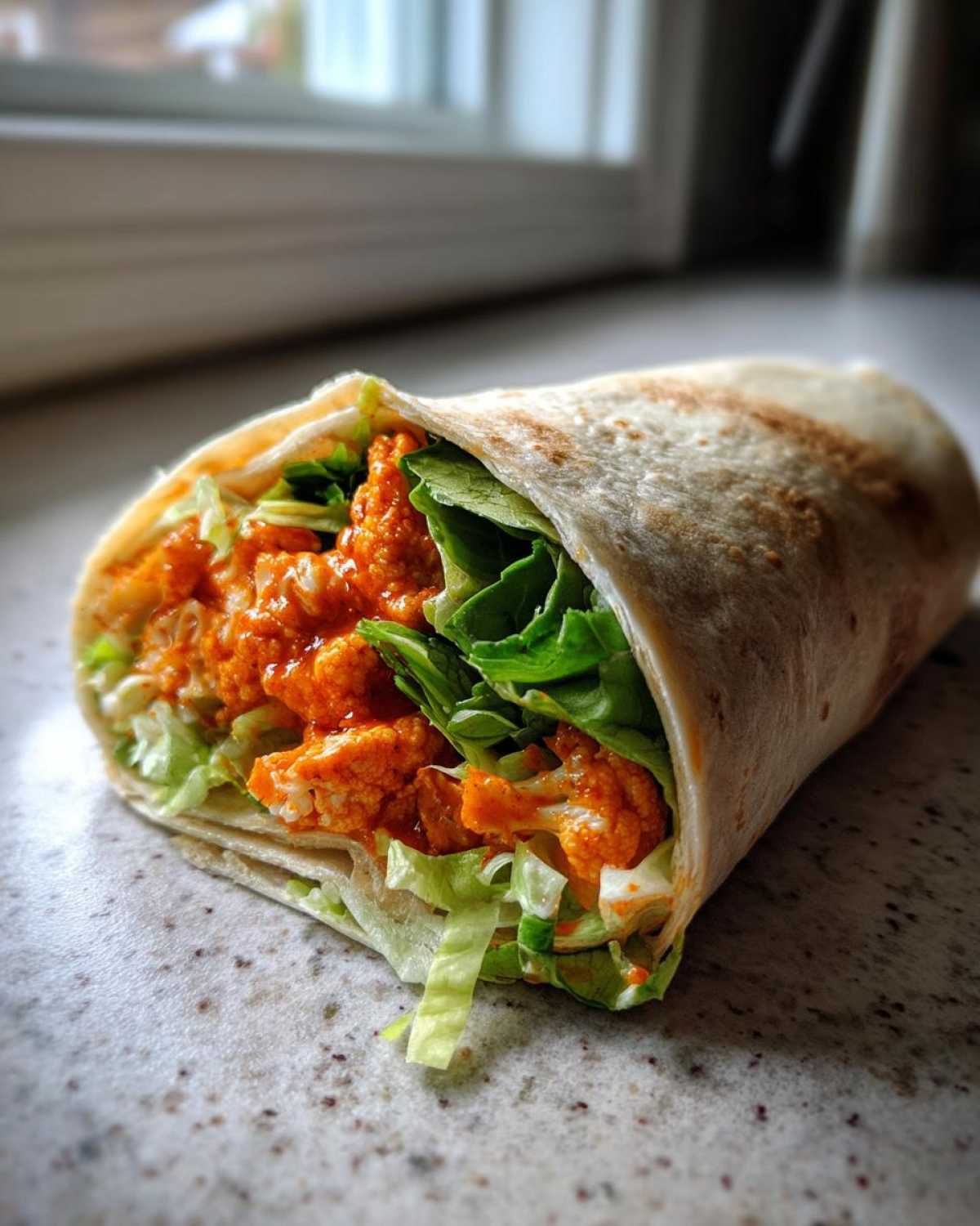 Buffalo Cauliflower Wrap - detail 2