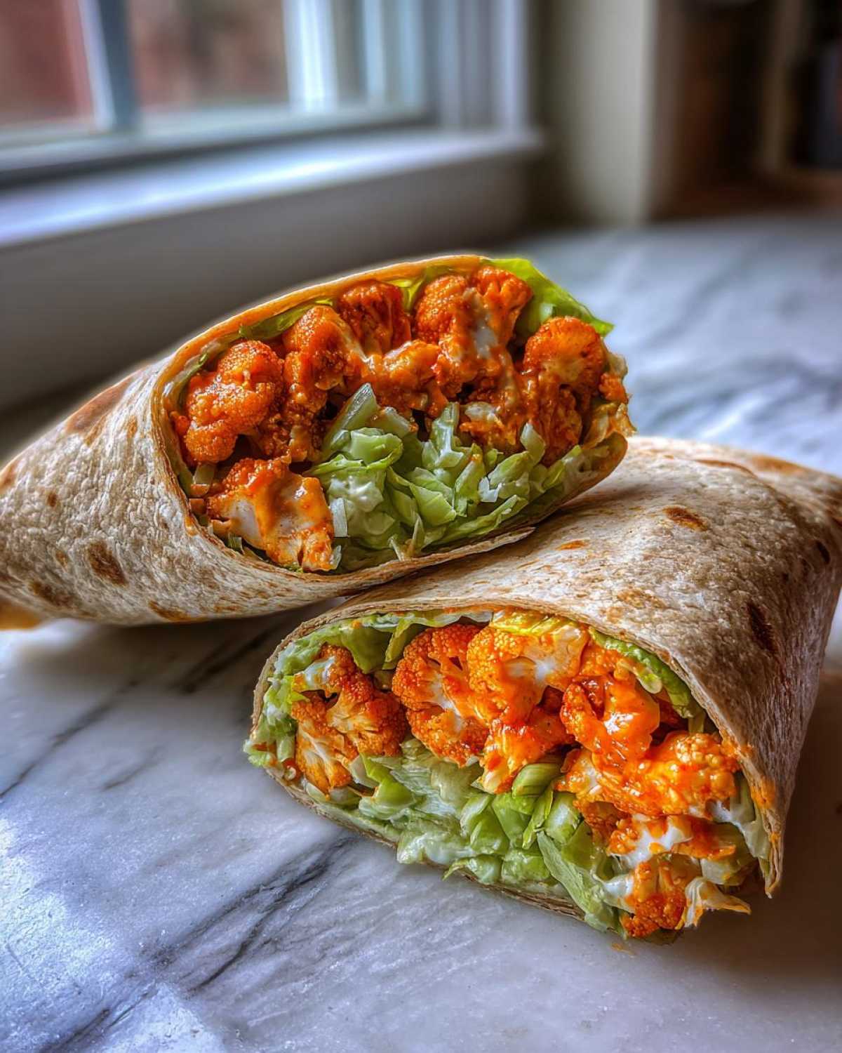 Buffalo Cauliflower Wrap - detail 4