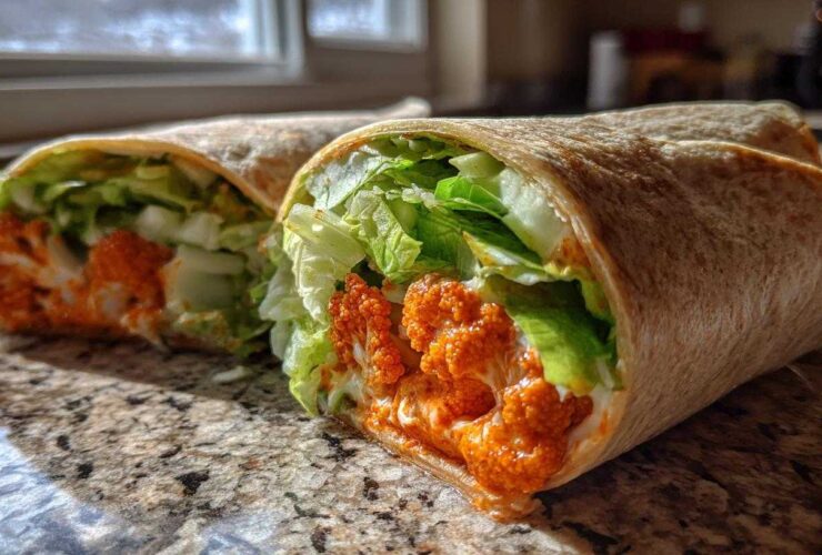 Buffalo Cauliflower Wrap