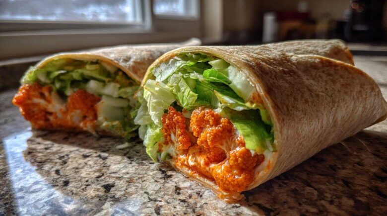 Buffalo Cauliflower Wrap