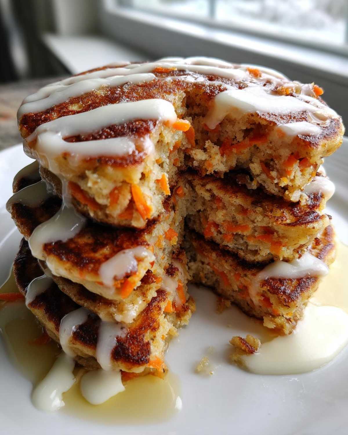 Carrot Cake Muffin Pancakes - detail 1