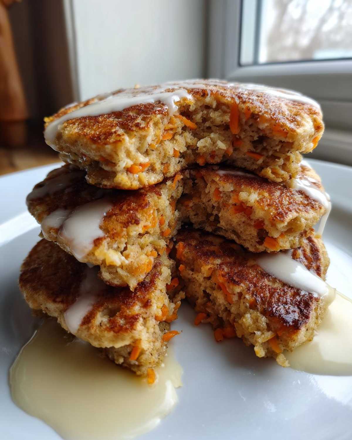 Carrot Cake Muffin Pancakes - detail 2