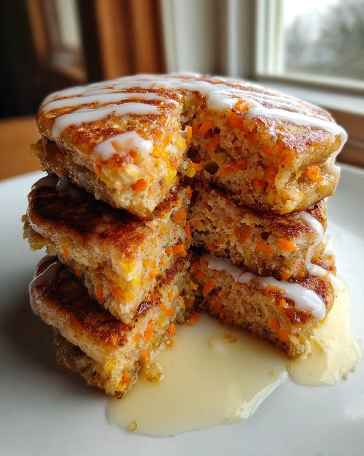 Carrot Cake Muffin Pancakes - detail 3