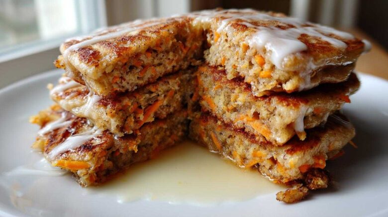 Carrot Cake Muffin Pancakes