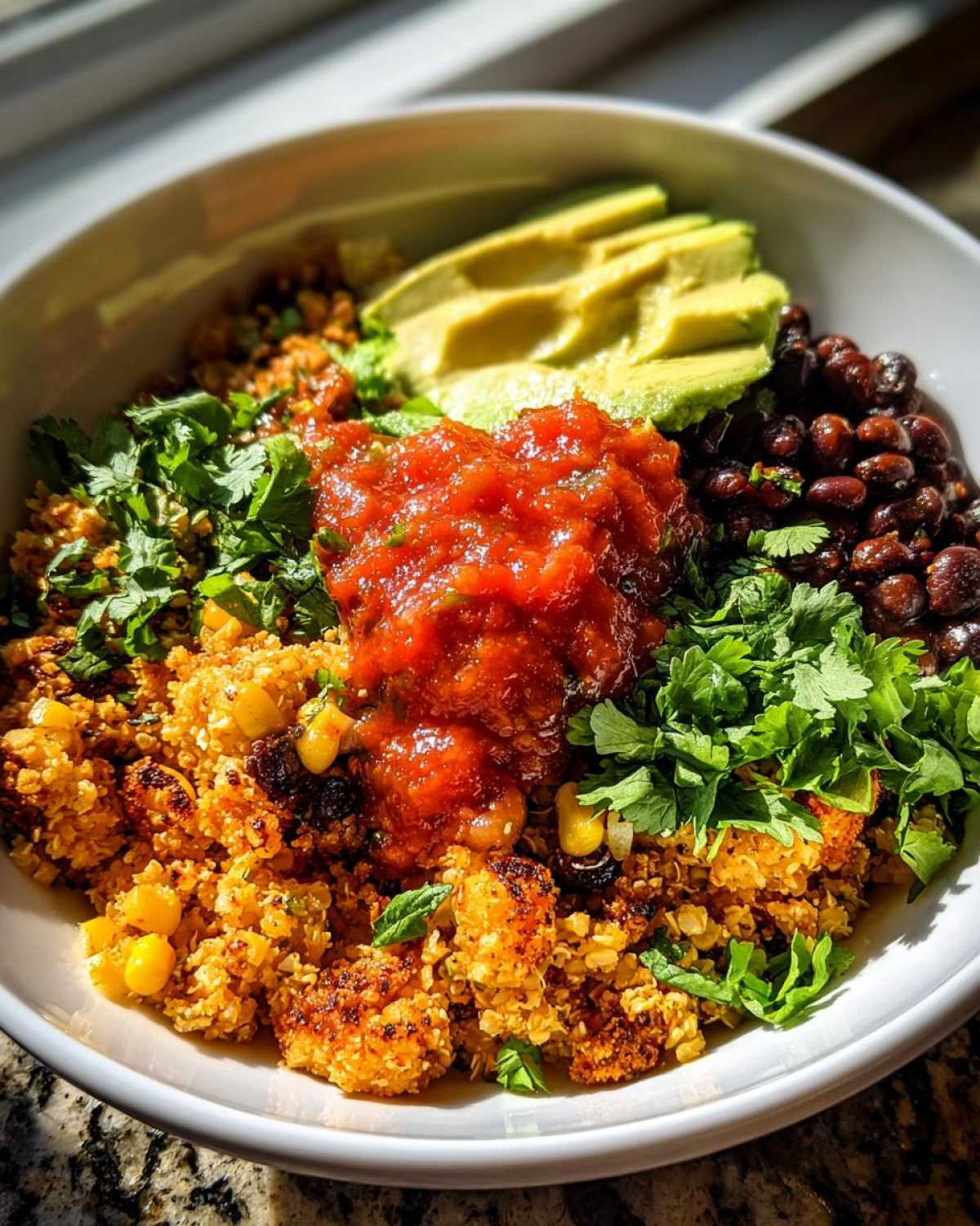 Cauliflower Rice Burrito Bowl - detail 1