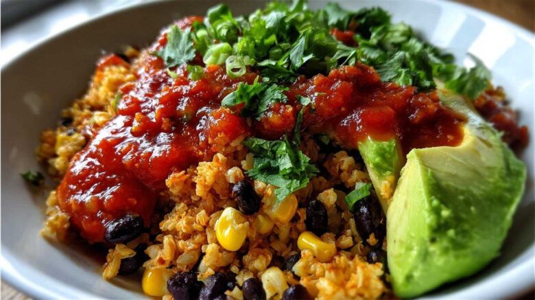 Cauliflower Rice Burrito Bowl