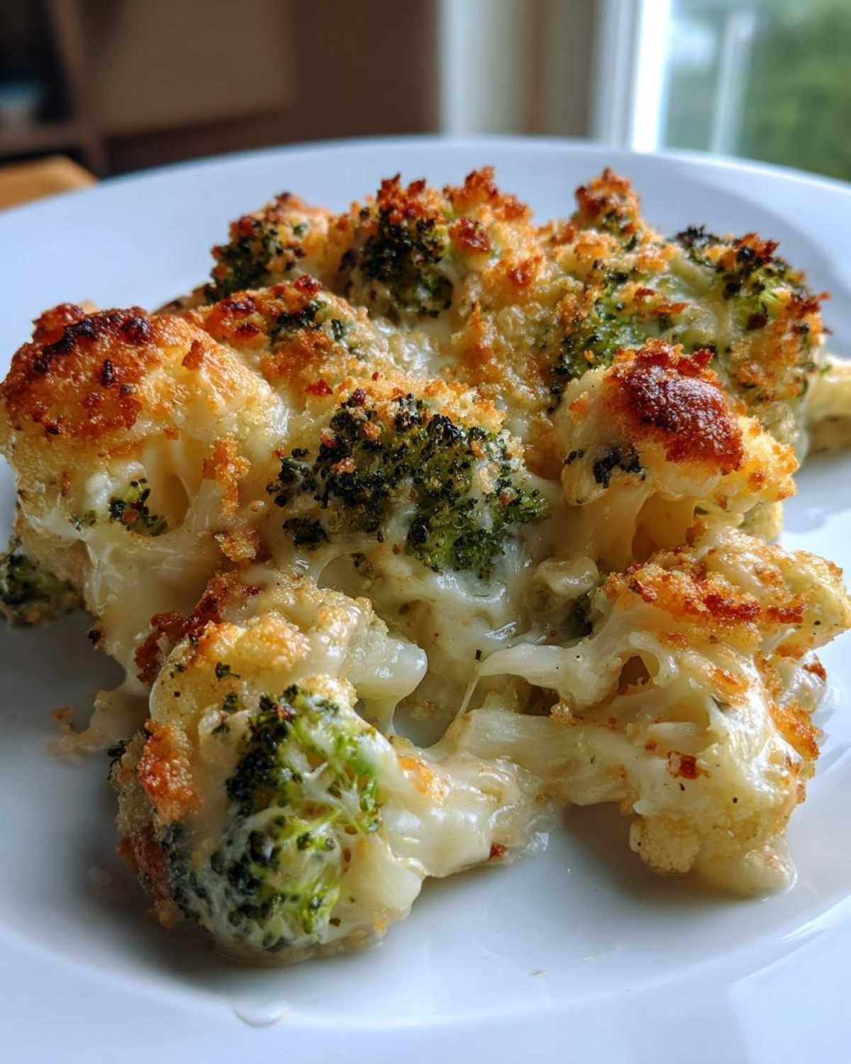 Cheesy Broccoli & Cauliflower Bake - detail 2