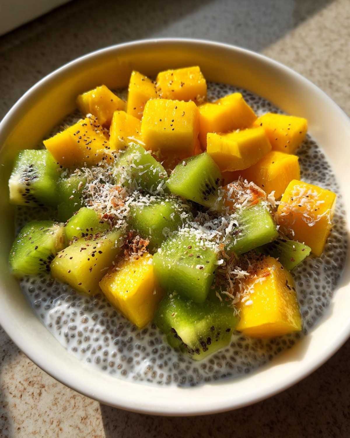 Chia Pudding with Tropical Fruits - detail 4