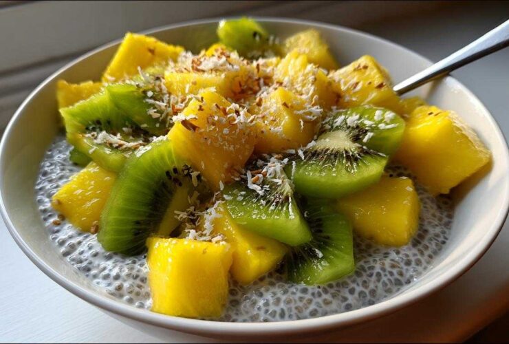 Chia Pudding with Tropical Fruits