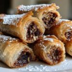 Chocolate Hazelnut Baklava Rolls
