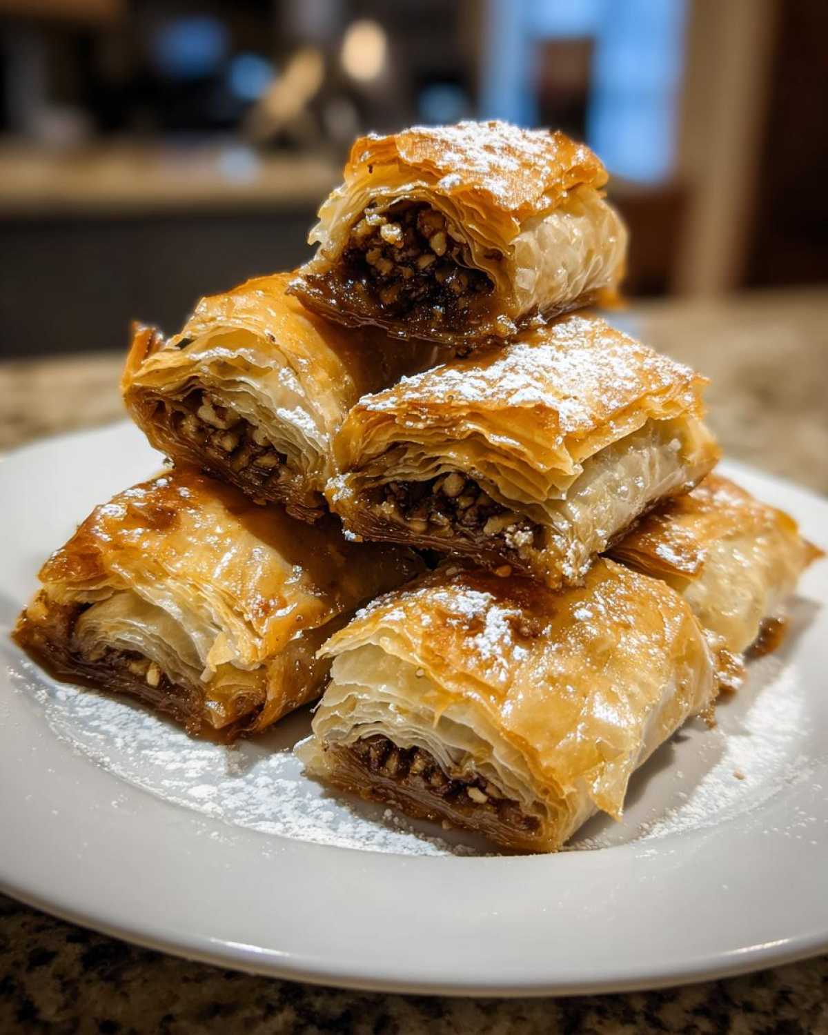 Chocolate Hazelnut Baklava Rolls - detail 3