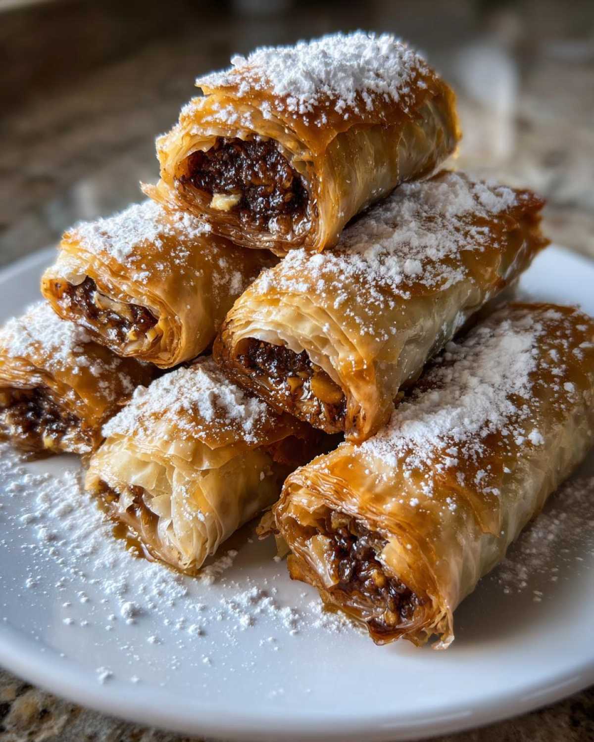 Chocolate Hazelnut Baklava Rolls - detail 4
