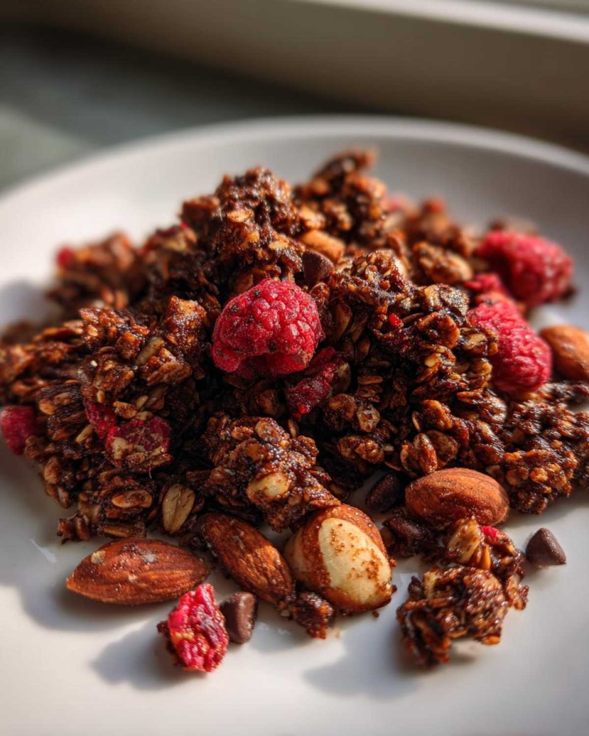 Chocolate Raspberry Granola - detail 1