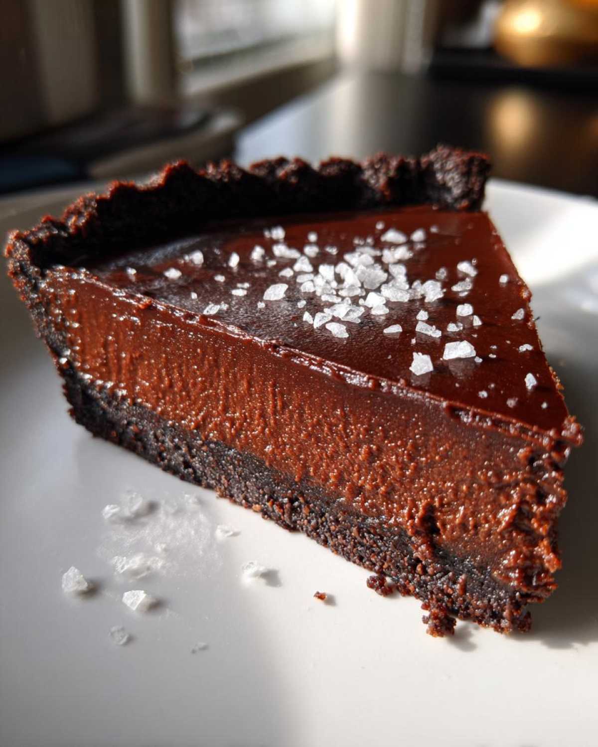 Chocolate Sea Salt Tart - detail 1