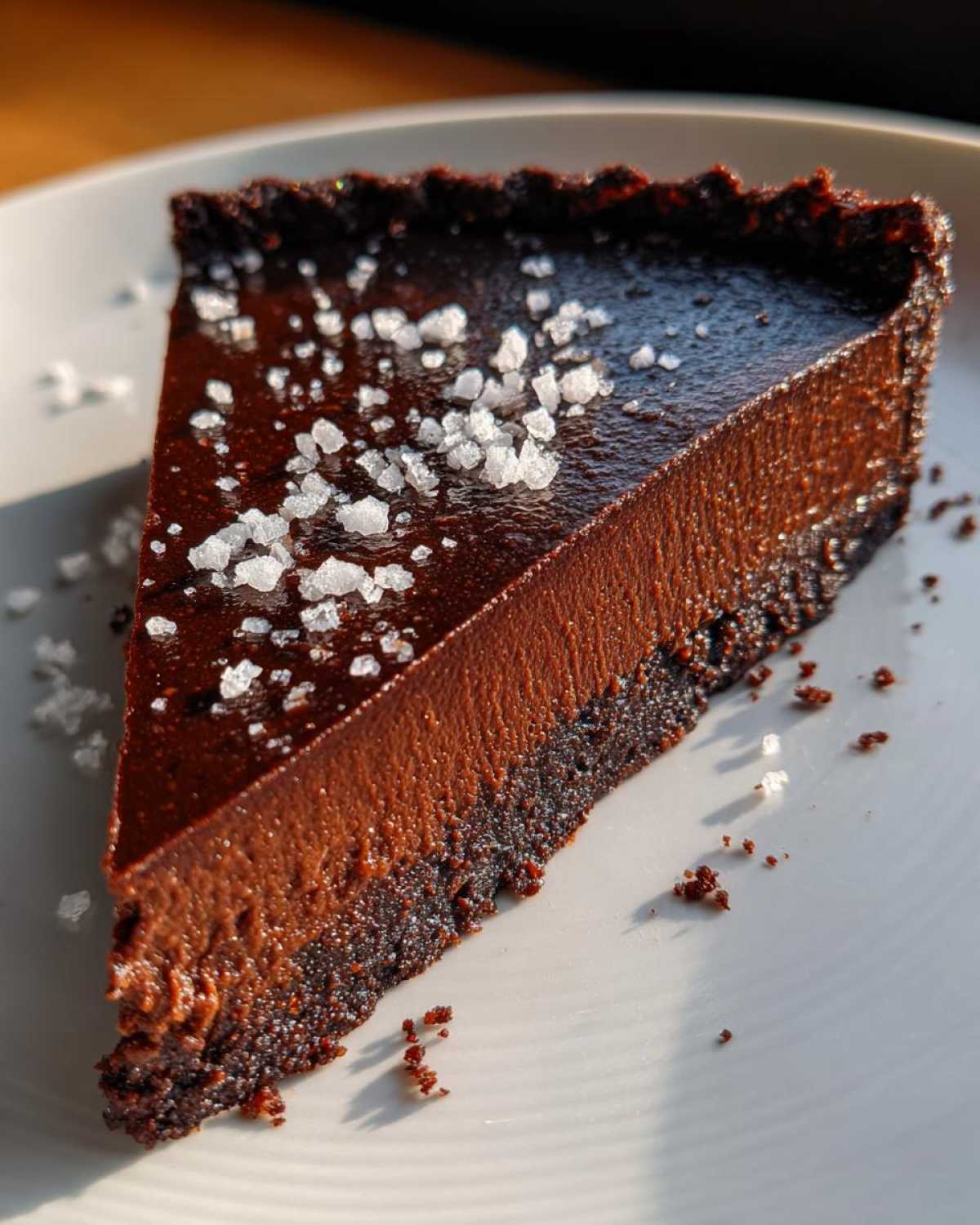Chocolate Sea Salt Tart - detail 2