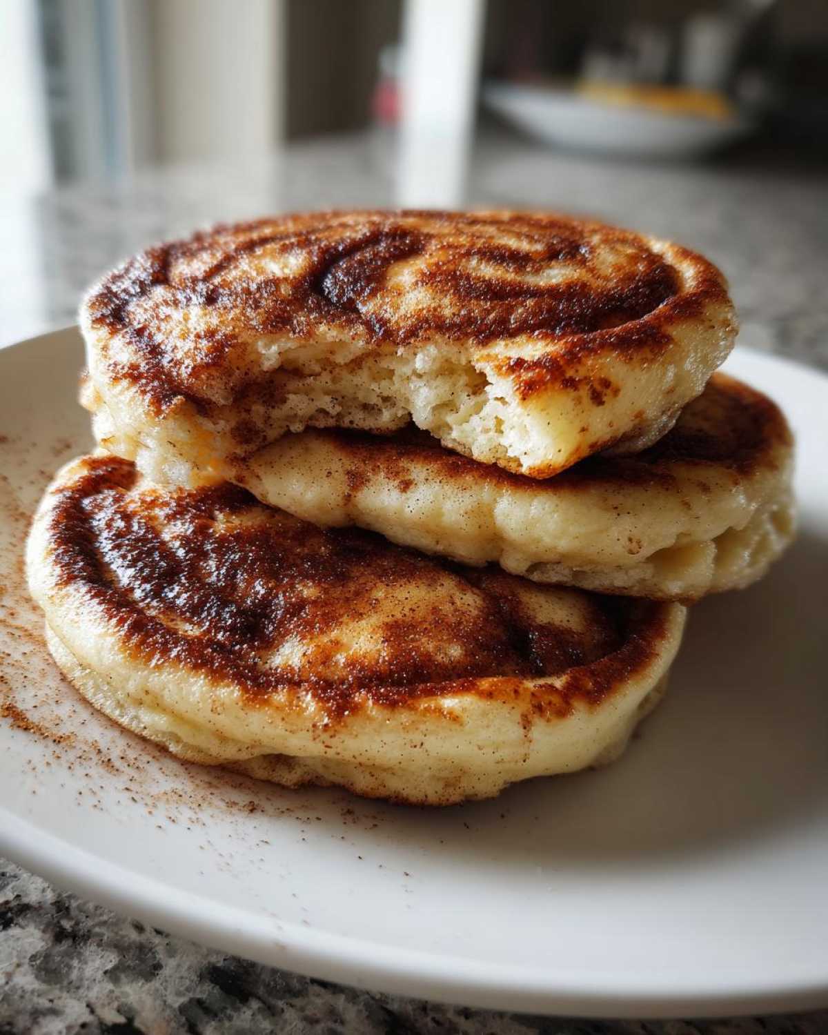 Cinnamon Roll Protein Pancakes - detail 4