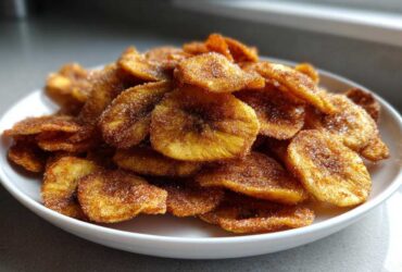 Cinnamon Sugar Plantain Chips