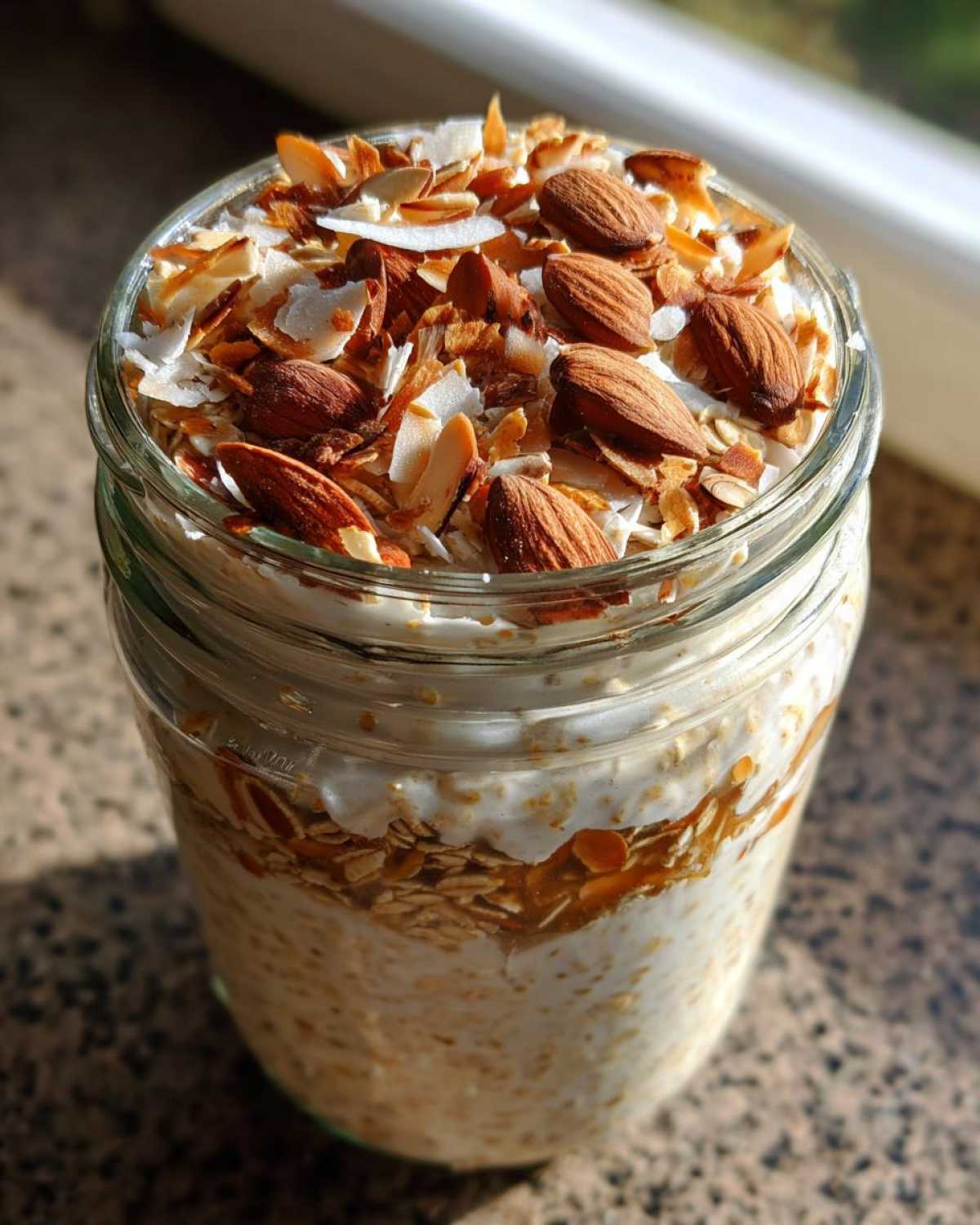 Coconut Almond Overnight Oats - detail 3