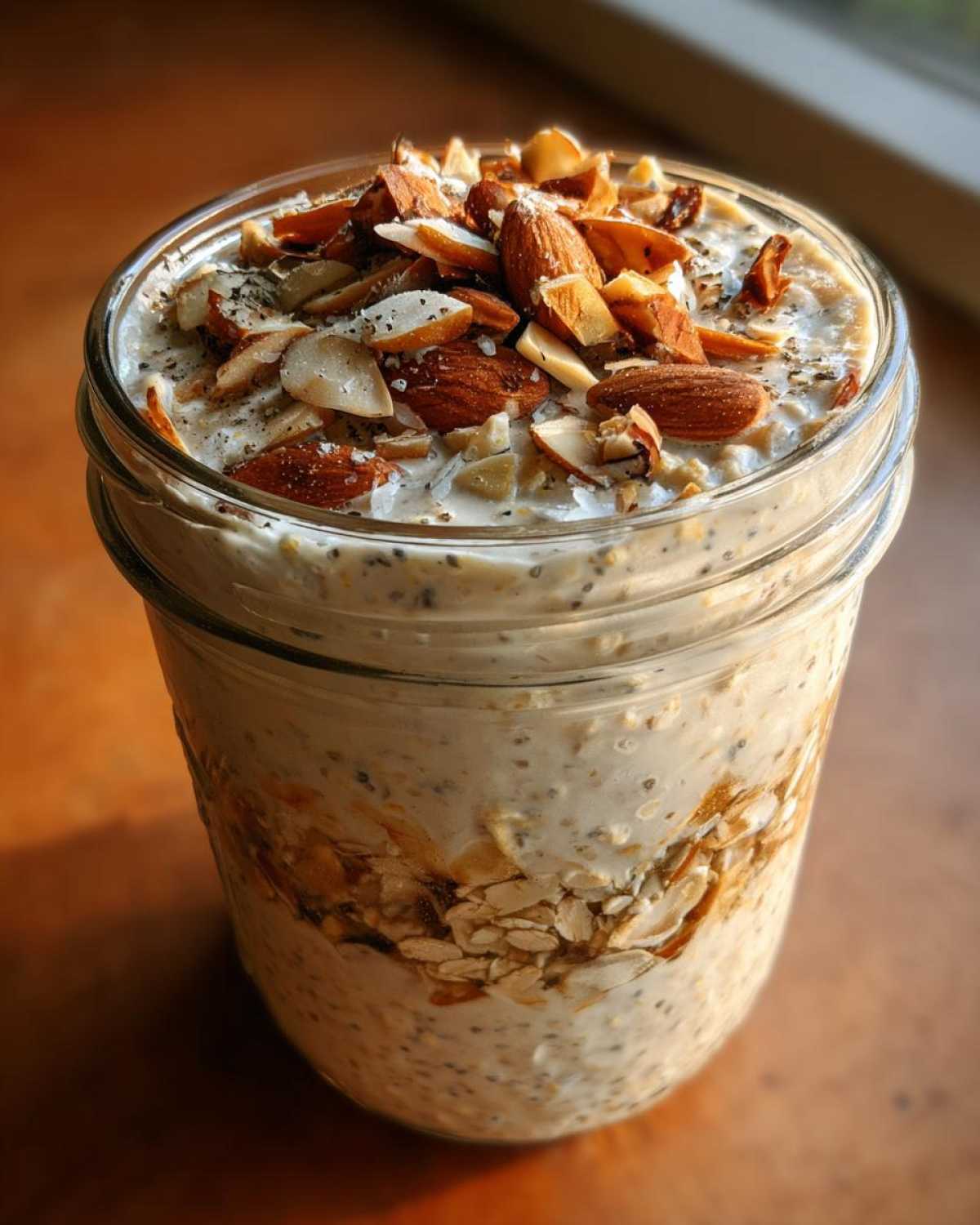 Coconut Almond Overnight Oats - detail 4