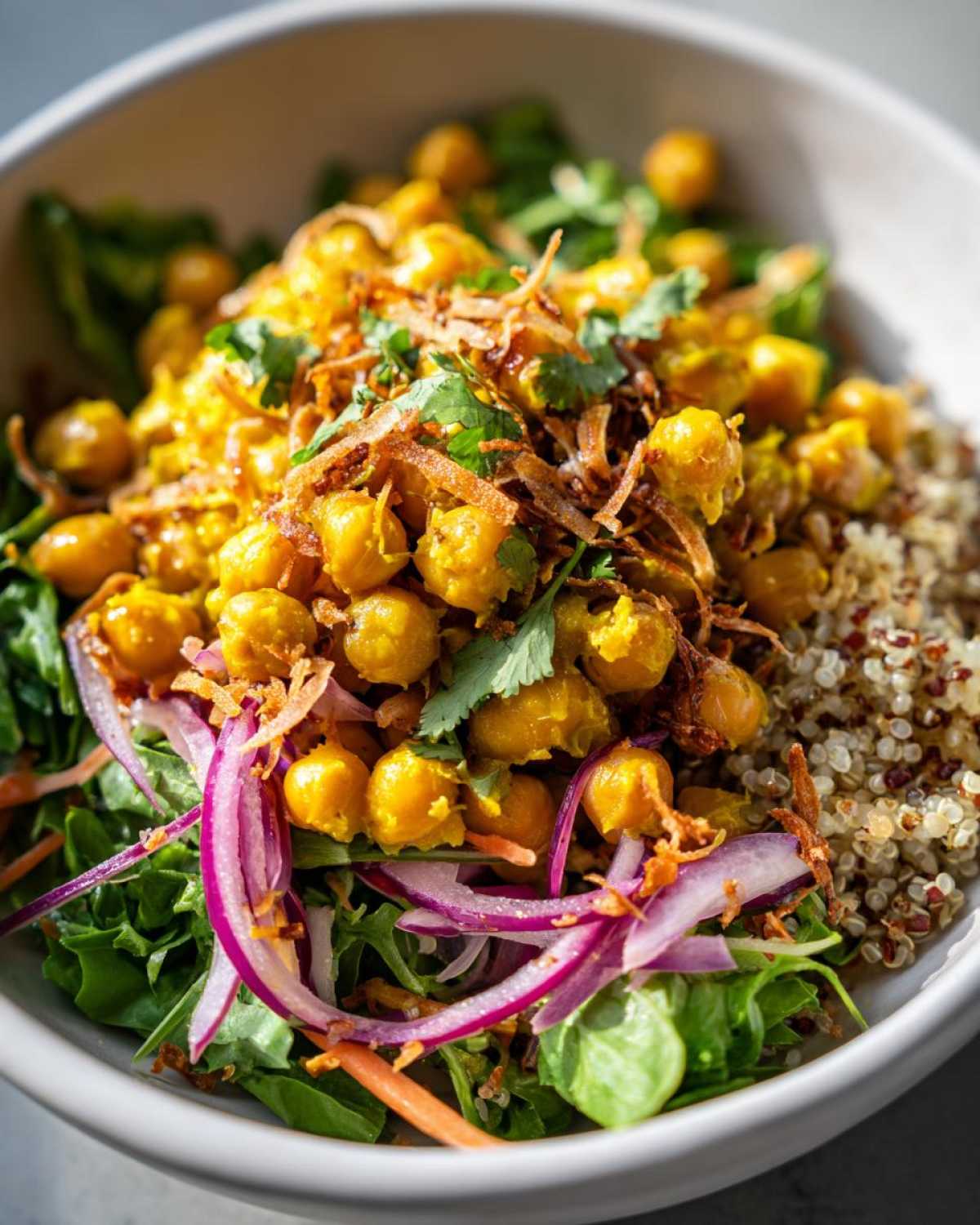 Coconut Curry Chickpea Salad - detail 1