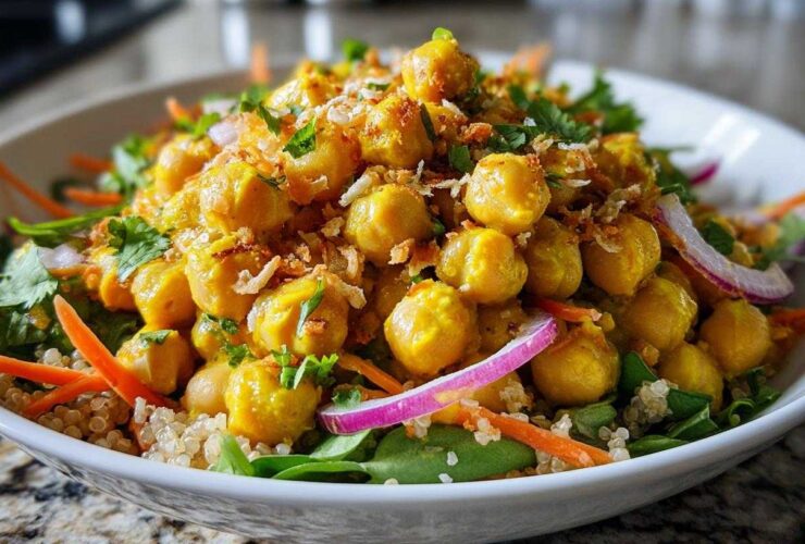 Coconut Curry Chickpea Salad
