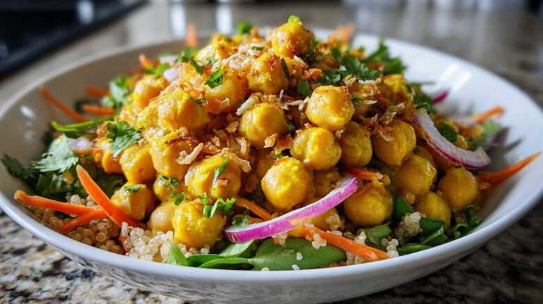 Coconut Curry Chickpea Salad