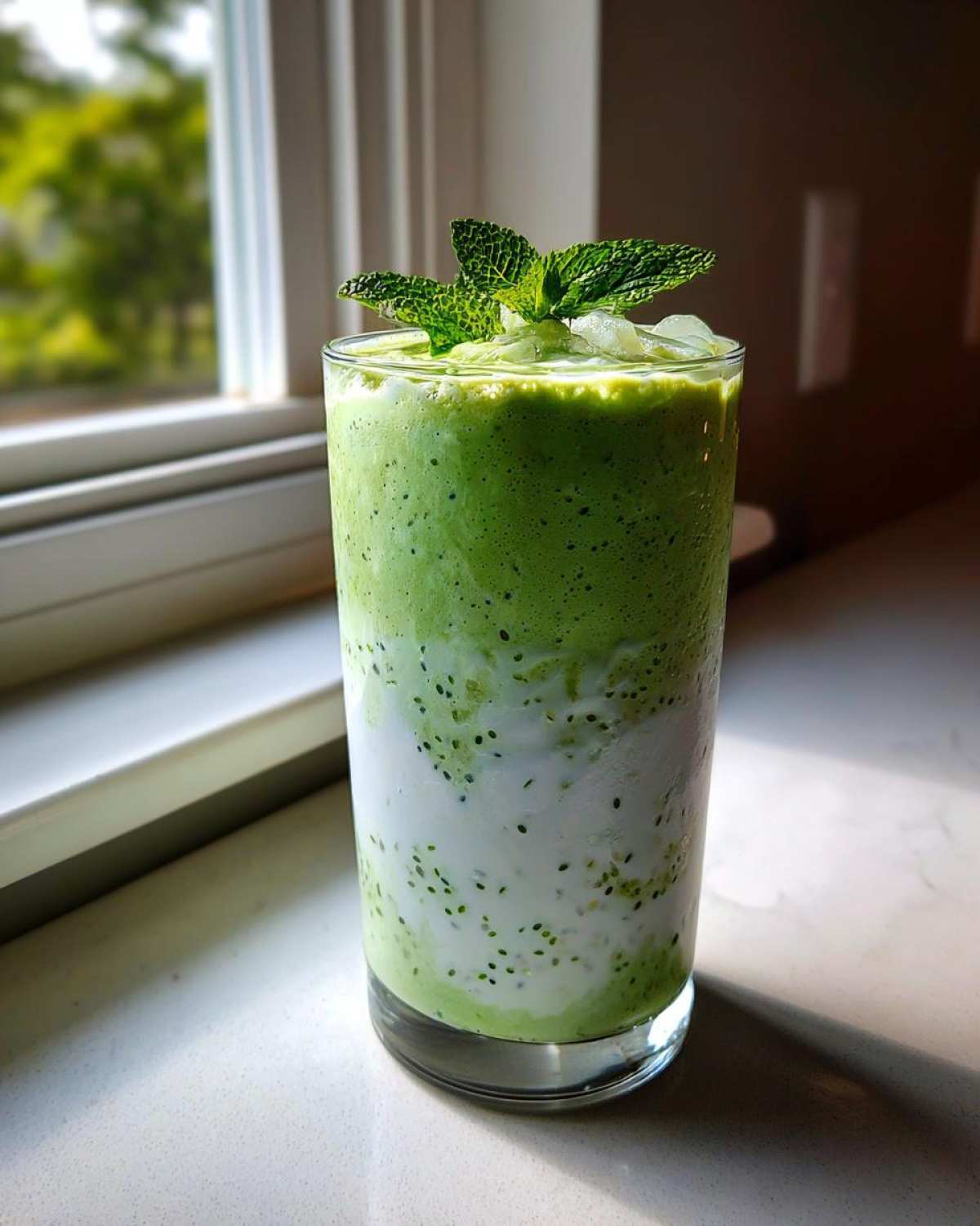Coconut Mint Energy Smoothie - detail 1