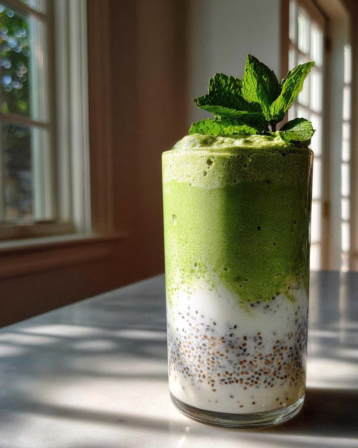 Coconut Mint Energy Smoothie - detail 2