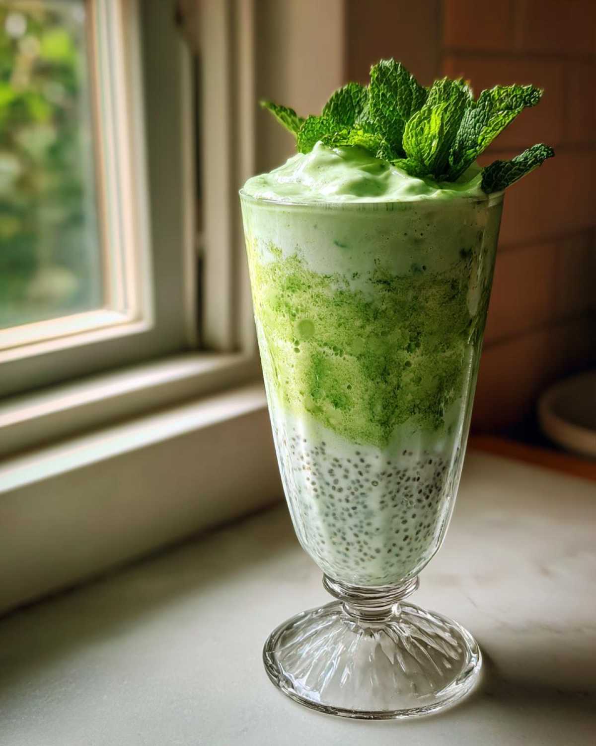 Coconut Mint Energy Smoothie - detail 3