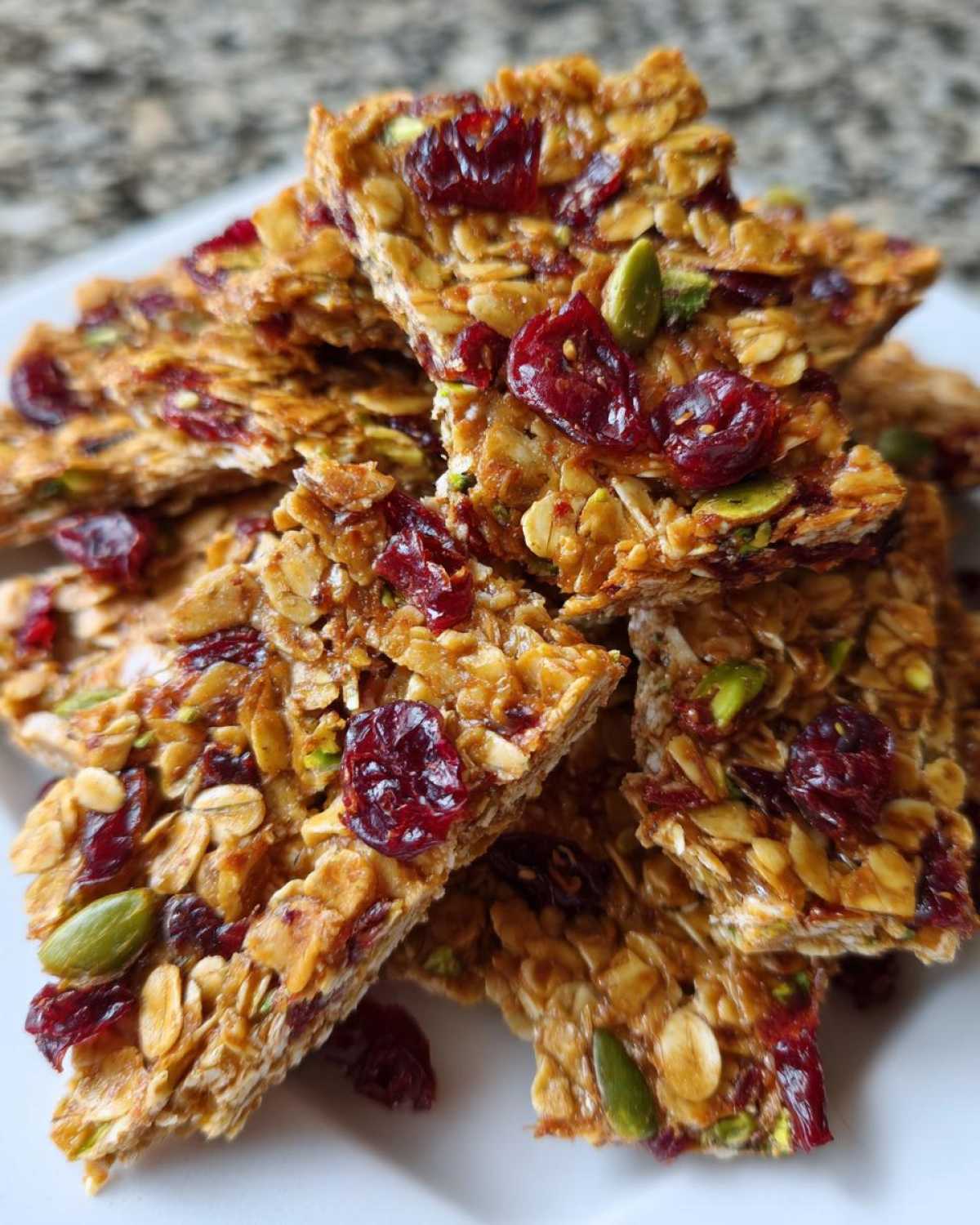 Cranberry Pistachio Granola Bark - detail 1