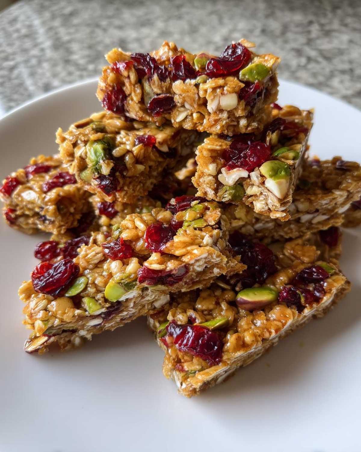 Cranberry Pistachio Granola Bark - detail 2