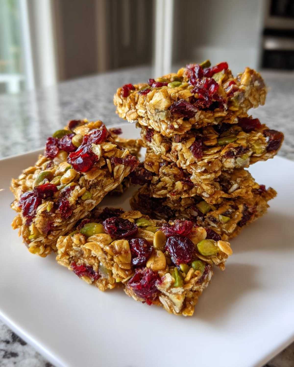 Cranberry Pistachio Granola Bark - detail 4