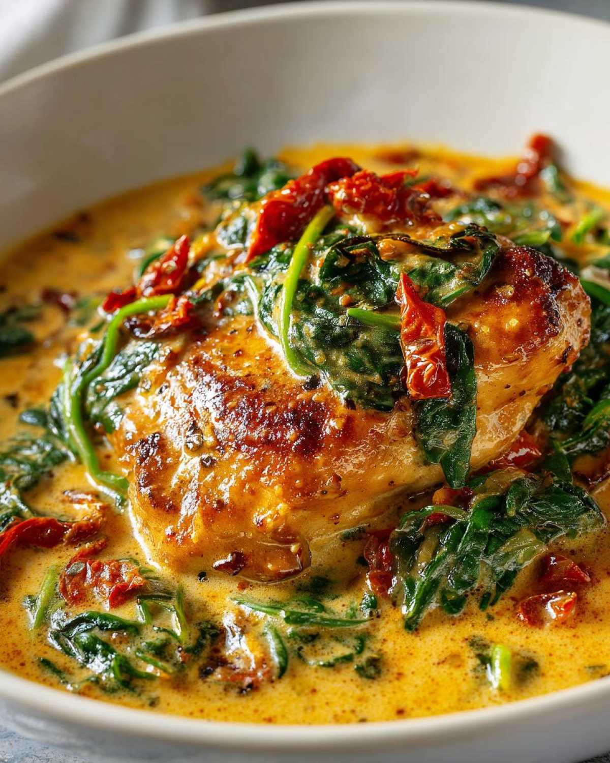 Creamy Tuscan Chicken Skillet - detail 2
