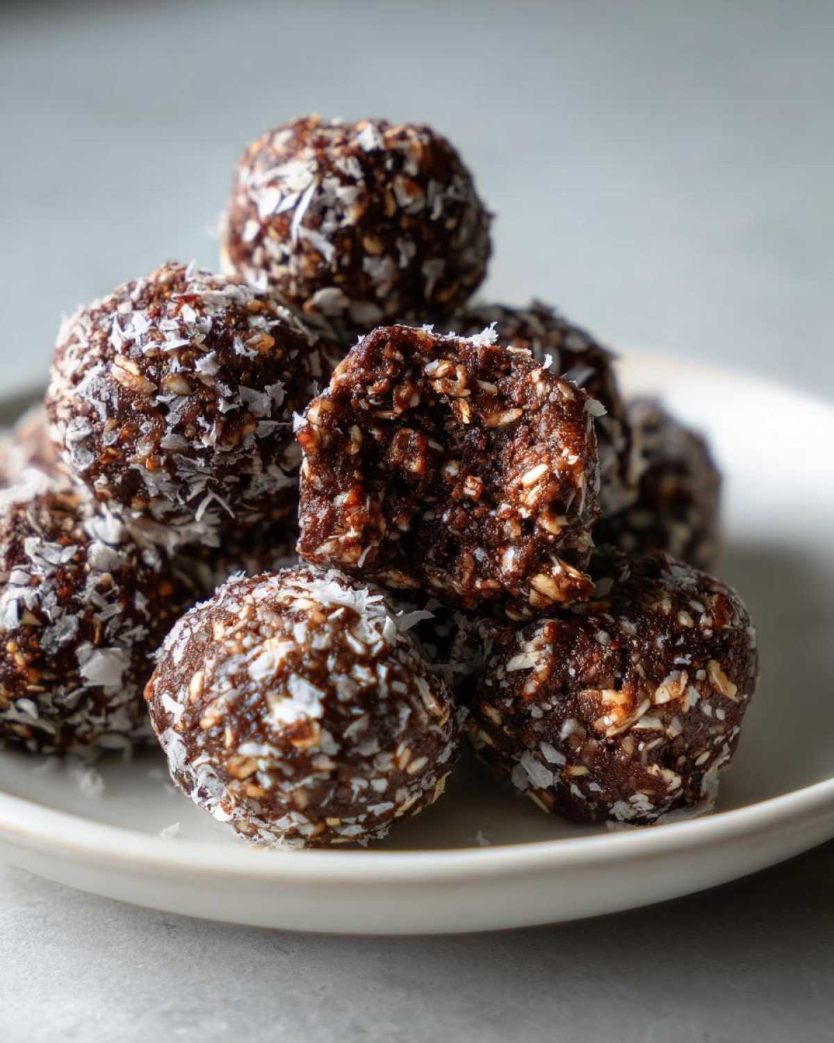 Crunchy Chocolate Coconut Bites - detail 4