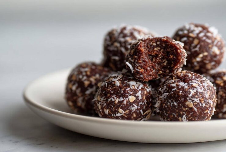 Crunchy Chocolate Coconut Bites