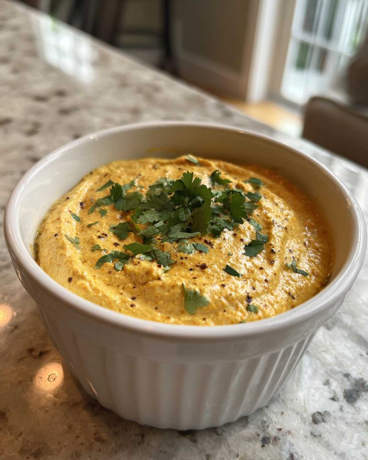 Curried Yogurt Date Dip - detail 2