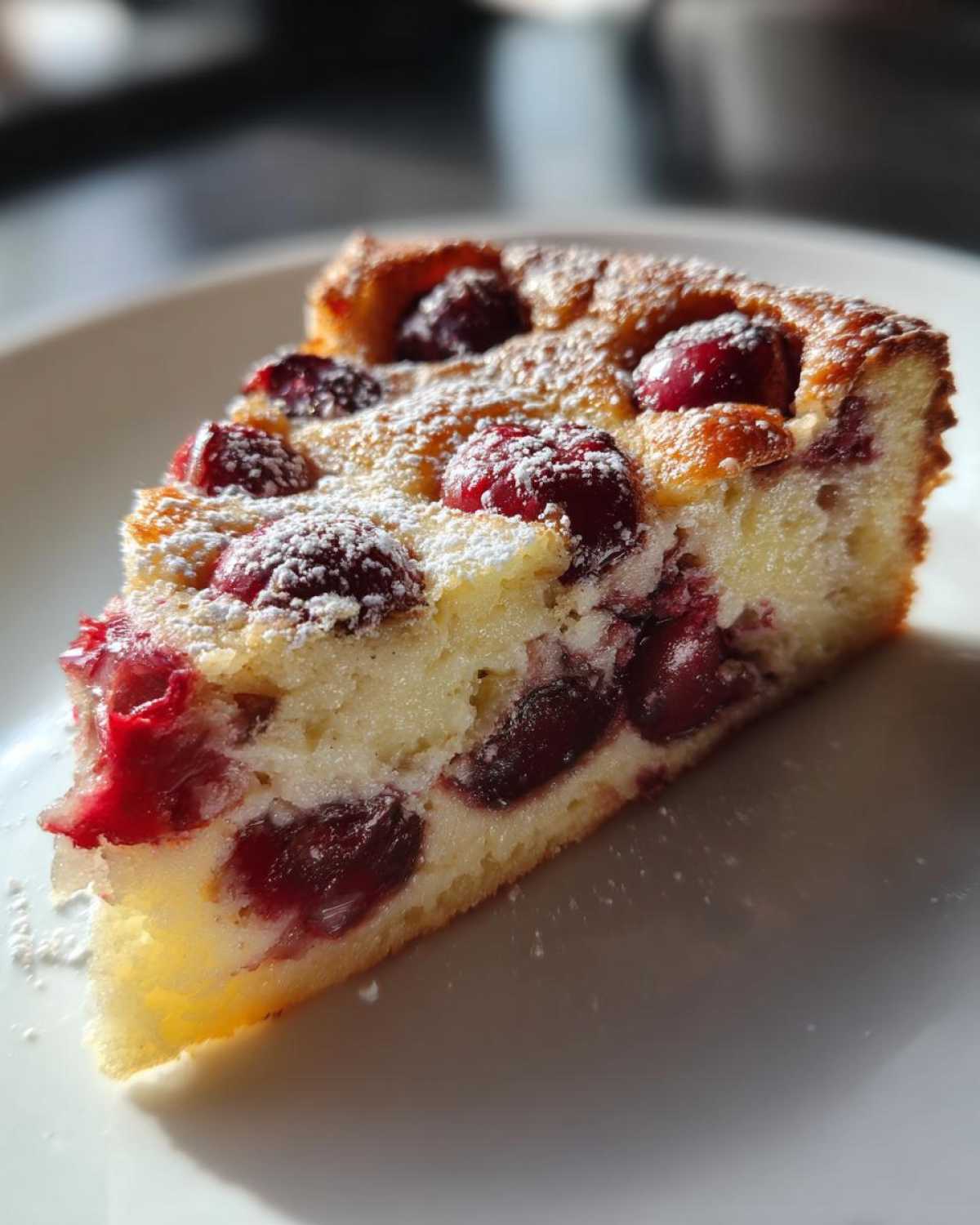 Decadent Cherry Clafoutis - detail 1