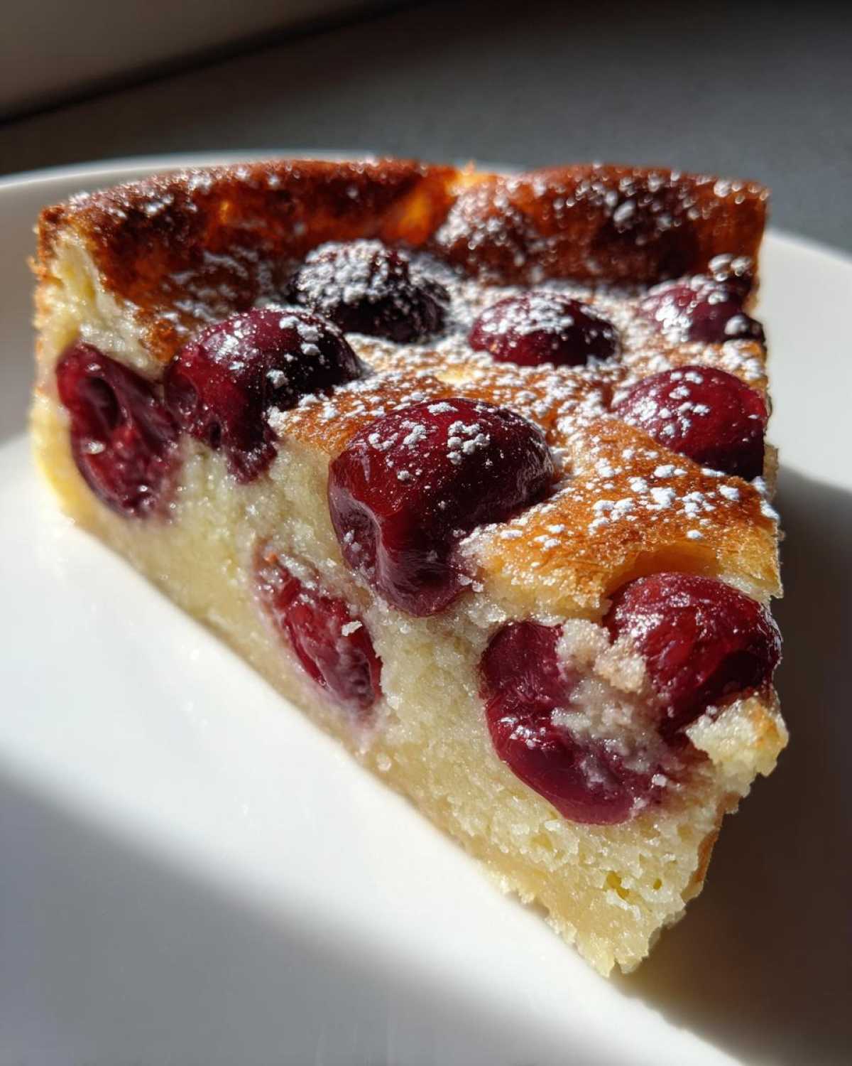 Decadent Cherry Clafoutis - detail 2