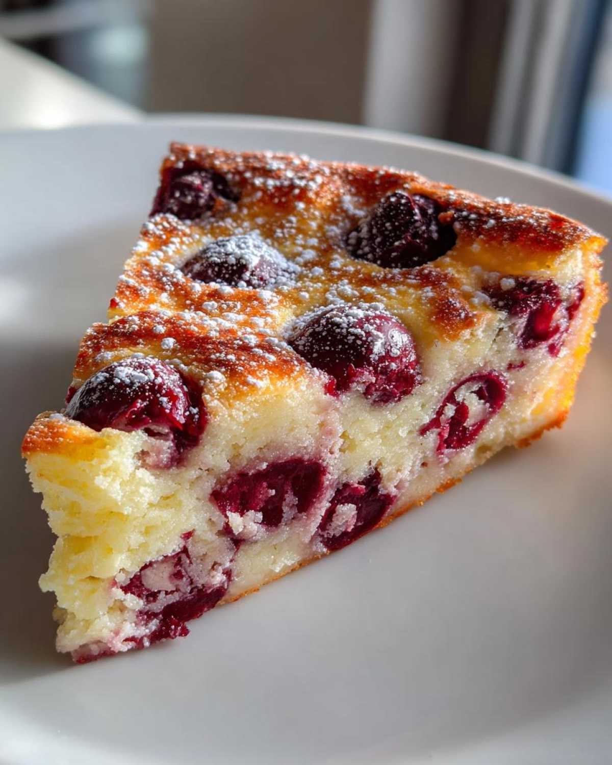 Decadent Cherry Clafoutis - detail 3