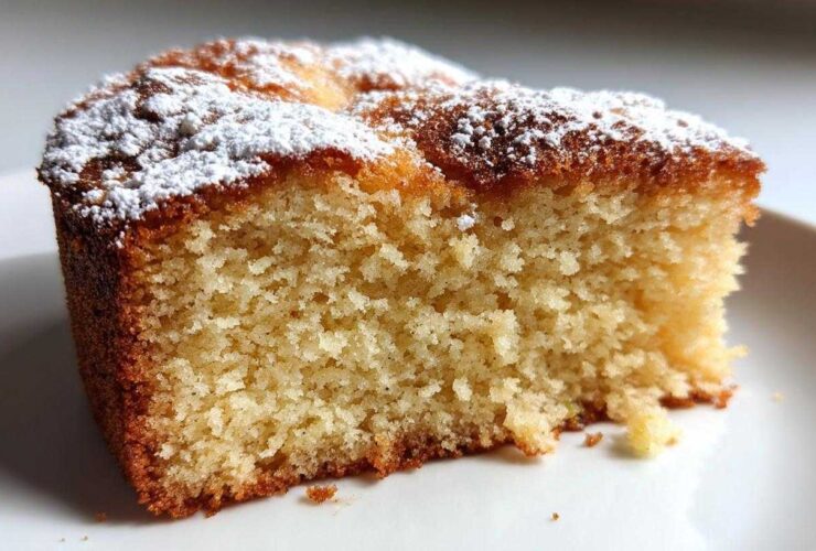 Eggless Avocado Coffee Cake