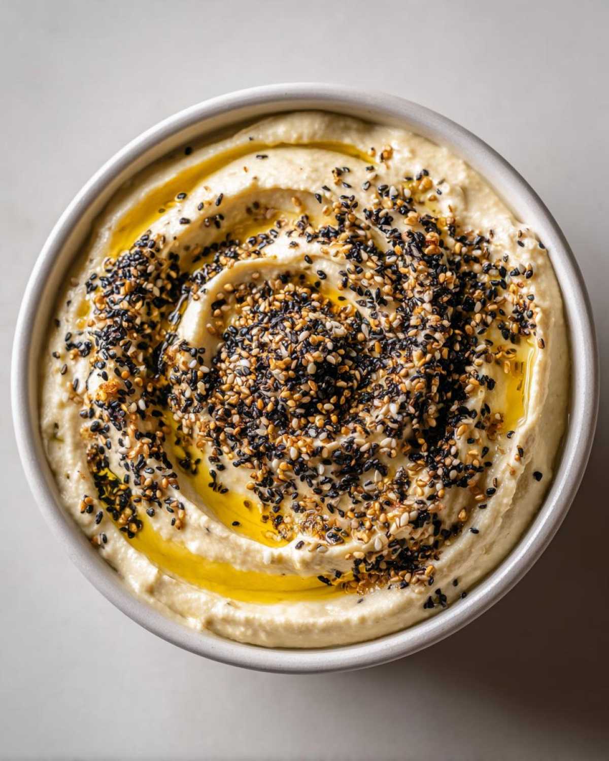 Everything Bagel Hummus - detail 2