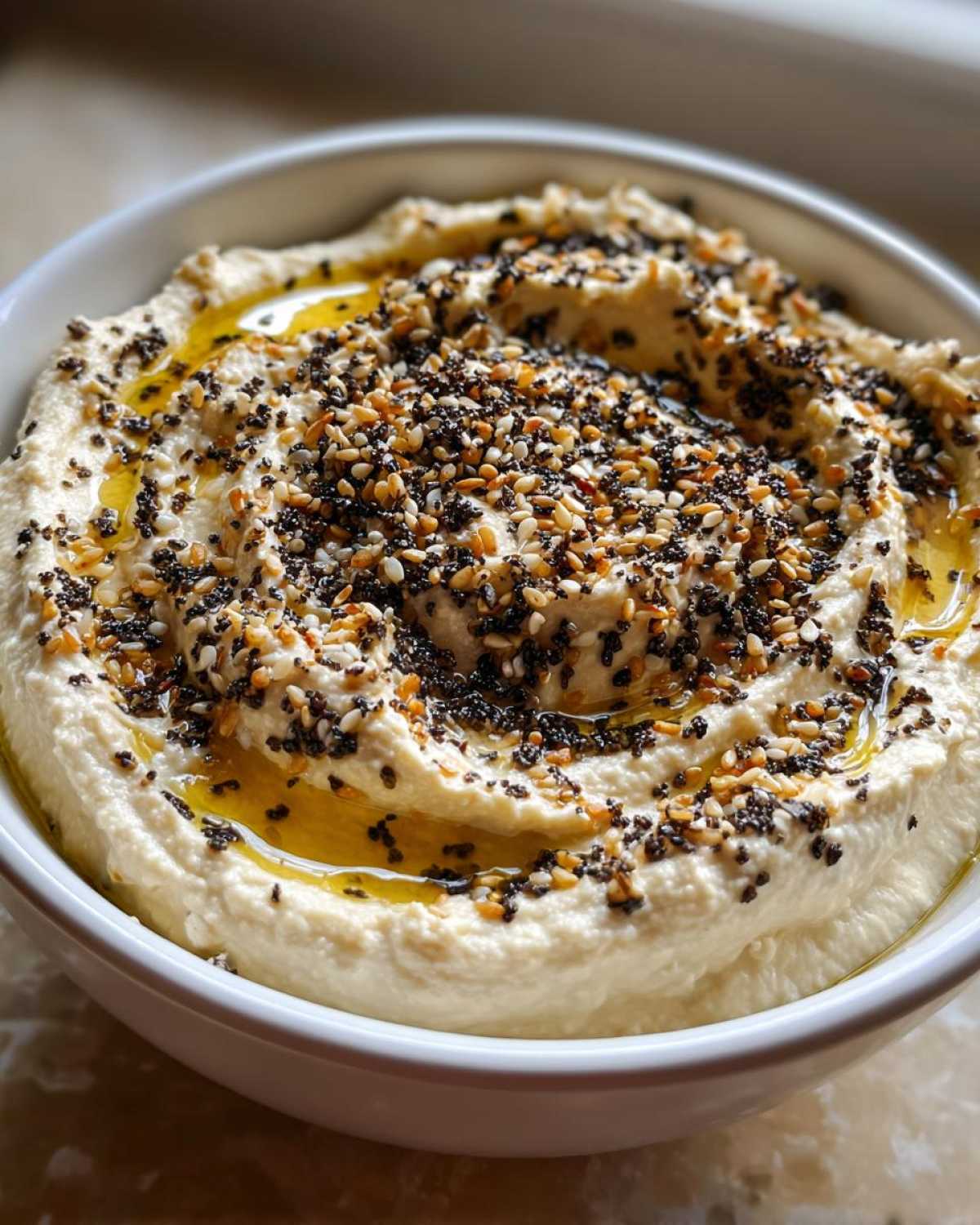 Everything Bagel Hummus - detail 4