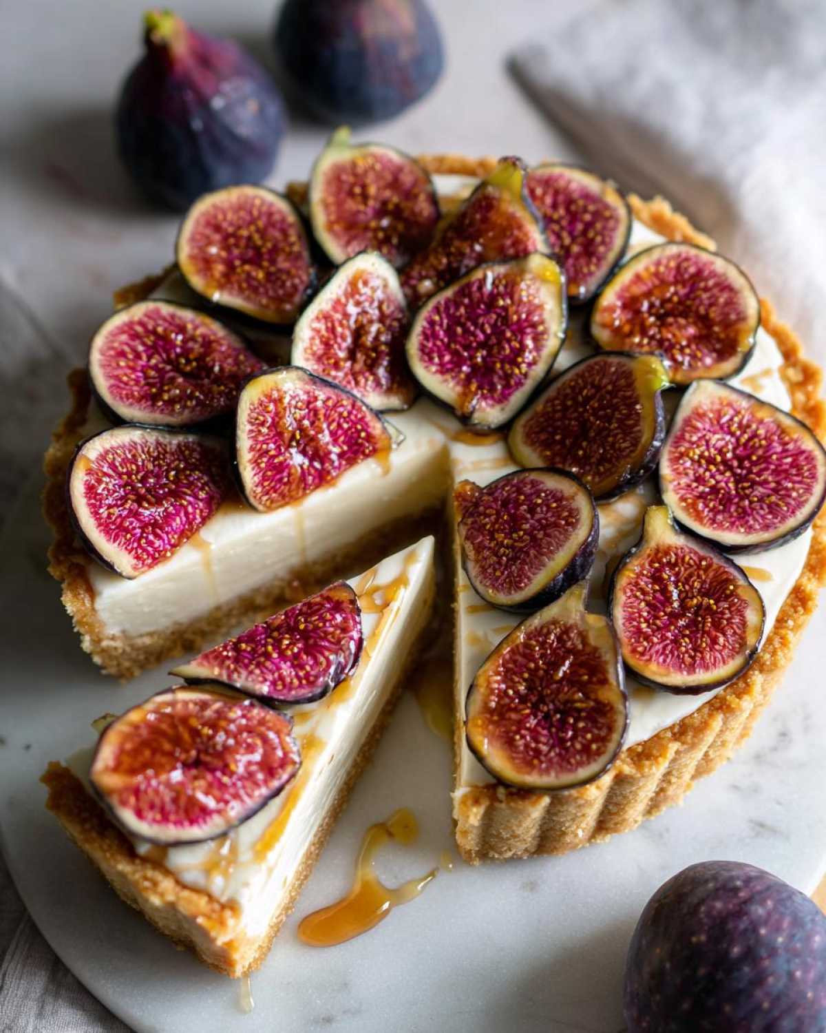 Fig Honey Yogurt Tart - detail 1